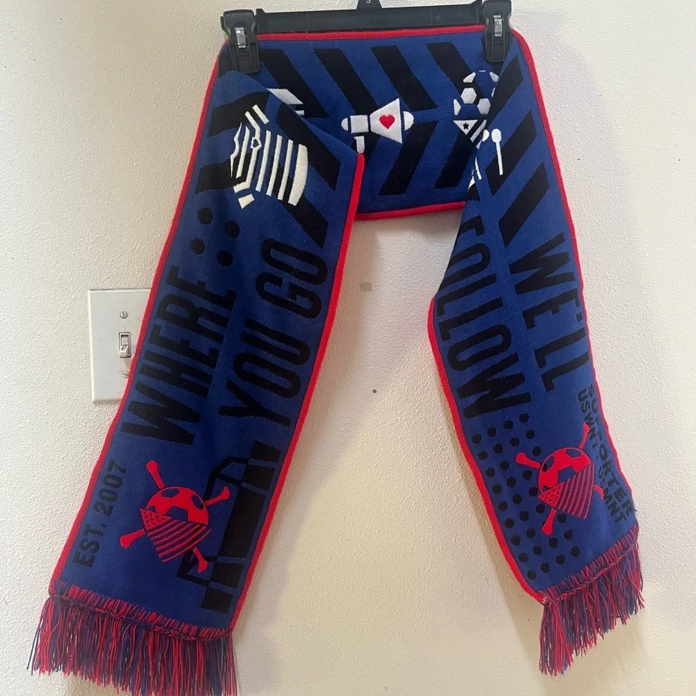 Red and Blue Scarf
